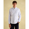 Joules Welford Cotton Check Shirt - White