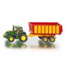 Siku John Deere With Silage Trailer