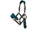 LeMieux Vogue Fleece Headcollar & Leadrope Peacock/Grey