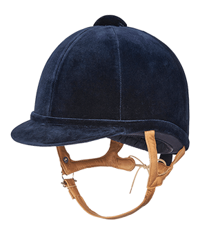 Charles Owen Fian Riding Hat Navy