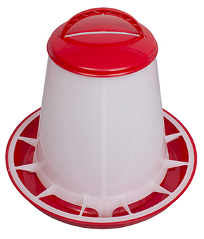 Stockshop Economy Red & White Feeders