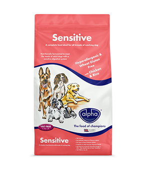 It is a hypo-allergenic and wheat gluten free food for adult    dogs with dietary sensitivities.