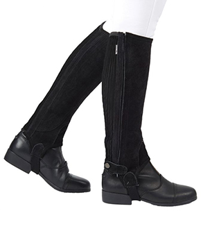 Dublin Childs Suede Half Chaps