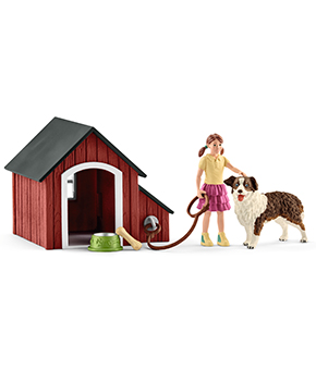 Schleich Dog Kennel