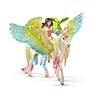 Schleich Fairy Surah With Glitter Pegasus