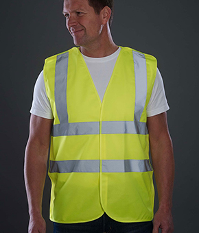 Grafters Hi-Viz Polyester Mesh Waistcoat