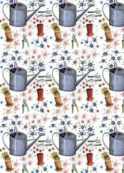 Alex Clark Gift Wrap And Tags - Watering Can