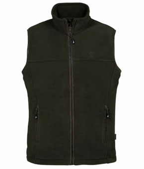 Percussion Scotland Fleece Gilet - Khaki