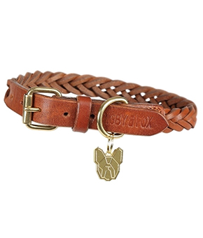 Digby & Fox Plaited Dog Collar