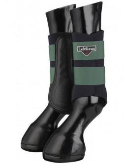 LeMieux Grafter Brushing Boots - Hunter Green