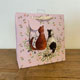 Alex Clark Medium Gift Bag - Two Cats