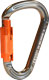 Treehog - THK006 HMS Triple Action Aluminium Karabiner - Grey/Orange - 73mm x 112mm