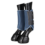 LeMieux Carbon Mesh Wrap Boots - Blue/Grey