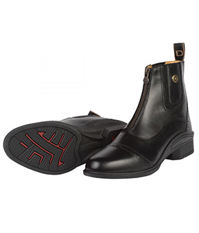 Dublin Rapture Zip Paddock Boots - Black