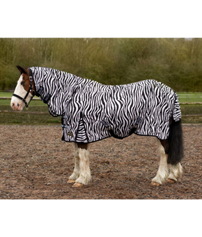 Gallop Zebra Print Combo Fly Rug