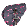 Flamingo design ride-on saddle cover