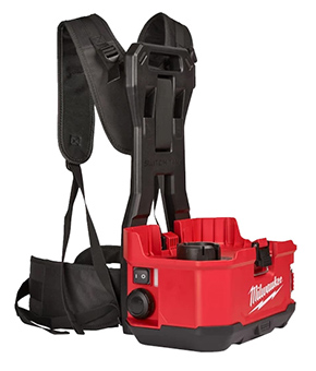 Milwaukee M18 Back Pack Fluid Pump Harness (Naked - no batteries or charger)