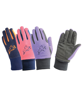 Hy 5 Junior Winter Two Tone Gloves - Purple