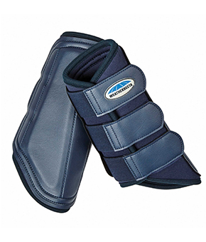 Weatherbeeta Prime Single Lock Brushing Boots - Navy