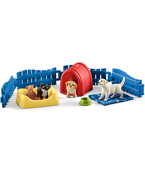 Schleich Puppy Pen