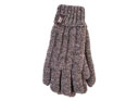 Heat Holders Knitted Gloves - Fawn