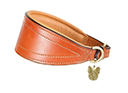 Digby & Fox Padded Greyhound Collar - Tan