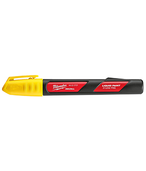 Milwaukee Inkzall Liquid Paint Marker - Yellow