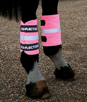 Shires EQUI-FLECTOR Wraps - Pink