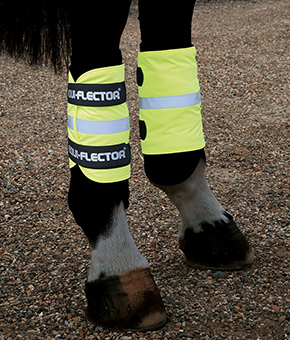 Shires EQUI-FLECTOR Wraps - Yellow