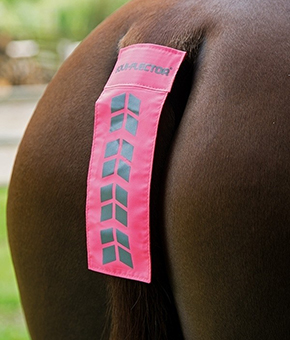 Shires EQUI-FLECTOR Tail Strap - Pink