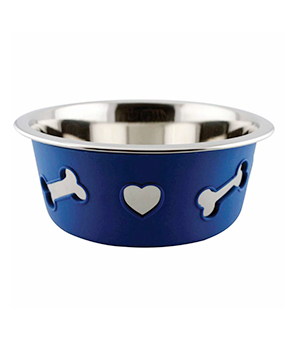 Weatherbeeta Stainless Steel Silcone Bowl - Blue