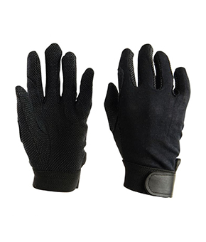 Dublin Track Riding Gloves Black