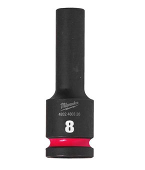 Milwaukee 8 MM 1/2" Impact Socket - DEEP