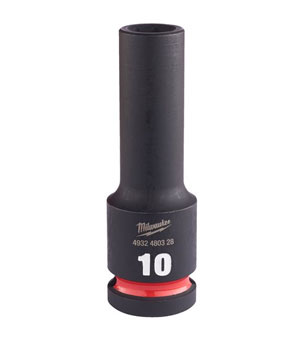 Milwaukee 1/2" 10mm Impact Duty Socket DEEP