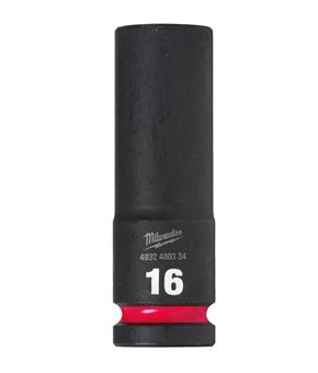 1/2" 16mm Impact Duty Socket DEEP                               Milwaukee