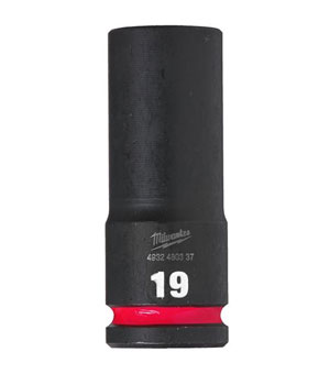 1/2" 19mm Shockwave Impact Socket DEEP                          Milwaukee