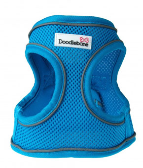 Doodlebone Airmesh Snappy Harness - Cyan