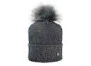 Hy Diamante Bobble Hat - Grey