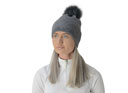 Hy Diamante Bobble Hat - Grey