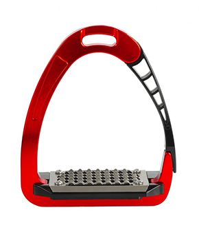 Acavallo Arena AluPro Safety Stirrup - Red