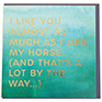 Gubblecote Cards I Like You Foiled Card