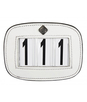 LeMieux Saddle Pad Number Holder White