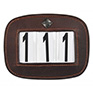 LeMieux Saddle Pad Number Holder Brown