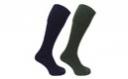 Hoggs Of Fife Plain Turnover Top Stockings (Twin Pack)