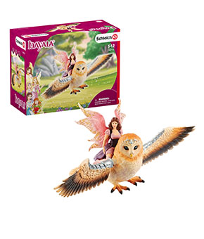 Schleich Bayala Fairy on Owl