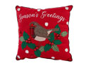 Richard Langs Christmas Robin Cushion