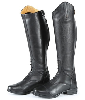 Moretta Gianna Long Riding Boots - Black