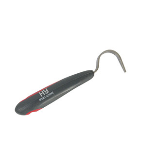 Hy Sport Active Hoof Pick - Rosette Red