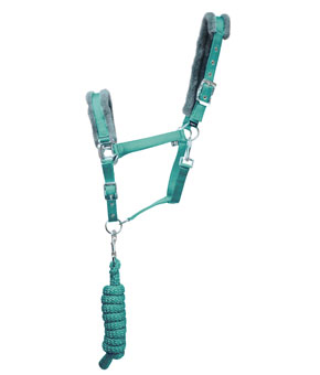 Hy Sport Active Head Collar & Lead Rope Set - Spearmint