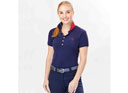 Dublin Lily Cap Sleeve Polo - Navy